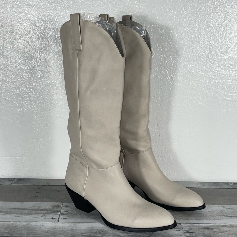 Jeffrey Campbell Women’s Blade 2 Western Boot - Ivory - Sz - 10 - Picture 4 of 15